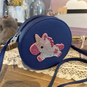 Handtasche Einhorn blau
