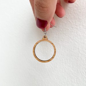 Ohrring Weihnachtskugel zart